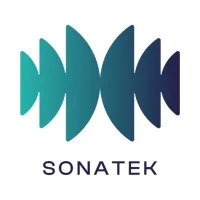 Voici le logo de la marque SONATEK (ELECTRONIC LOISIRS ANGERS SONO) qui représente son identité graphique.