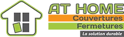 AT. HOME FERMETURES (AT. HOME FERMETURES) logo