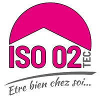 Voici le logo de la marque ISO 02 TEC qui représente son identité graphique.