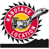 Voici le logo de la marque RABOTAGE LOCATION qui représente son identité graphique.