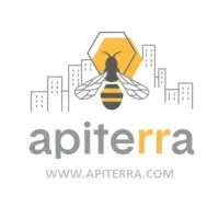Voici le logo de la marque APITERRA qui représente son identité graphique.