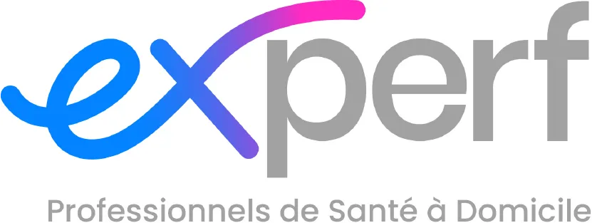Voici le logo de la marque EXPERF LANGUEDOC ROUSSILLON qui représente son identité graphique.
