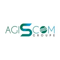 Voici le logo de la marque AGISCOM SERVICES qui représente son identité graphique.