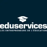 Voici le logo de la marque EDUSERVICES qui représente son identité graphique.