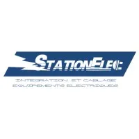 Voici le logo de la marque STATIONELEC (STATIONELEC) qui représente son identité graphique.