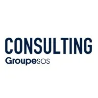 Voici le logo de la marque GROUPE SOS CONSULTING qui représente son identité graphique.