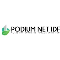 Voici le logo de la marque PODIUM NET IDF qui représente son identité graphique.
