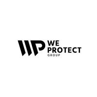 Voici le logo de la marque WEPROTECT GROUP qui représente son identité graphique.