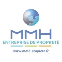 Voici le logo de la marque MANAGEMENT  METHODOLOGIE HYGIENE (M M H) qui représente son identité graphique.