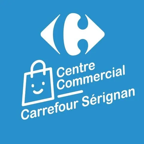 Voici le logo de la marque SERIGNAN DISTRIBUTION qui représente son identité graphique.