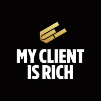 MY CLIENT IS RICH logo
