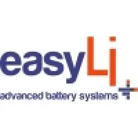 Voici le logo de la marque EASYLI (EASYLI, EASYLI ADVANCED BATTERY SYSTEMS) qui représente son identité graphique.