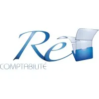 Voici le logo de la marque R.E.V COMPTABILITE qui représente son identité graphique.