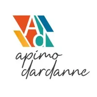 Voici le logo de la marque APIMO DARDANNE qui représente son identité graphique.