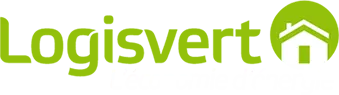 Voici le logo de la marque LOGIS VERT qui représente son identité graphique.