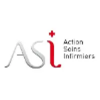 Voici le logo de la marque ACTION SOINS INFIRMIERS qui représente son identité graphique.