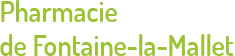 PHARMACIE DE FONTAINE LA MALLET logo