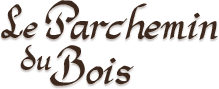 LE PARCHEMIN DU BOIS logo
