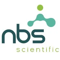 Voici le logo de la marque NBS SCIENTIFIC qui représente son identité graphique.