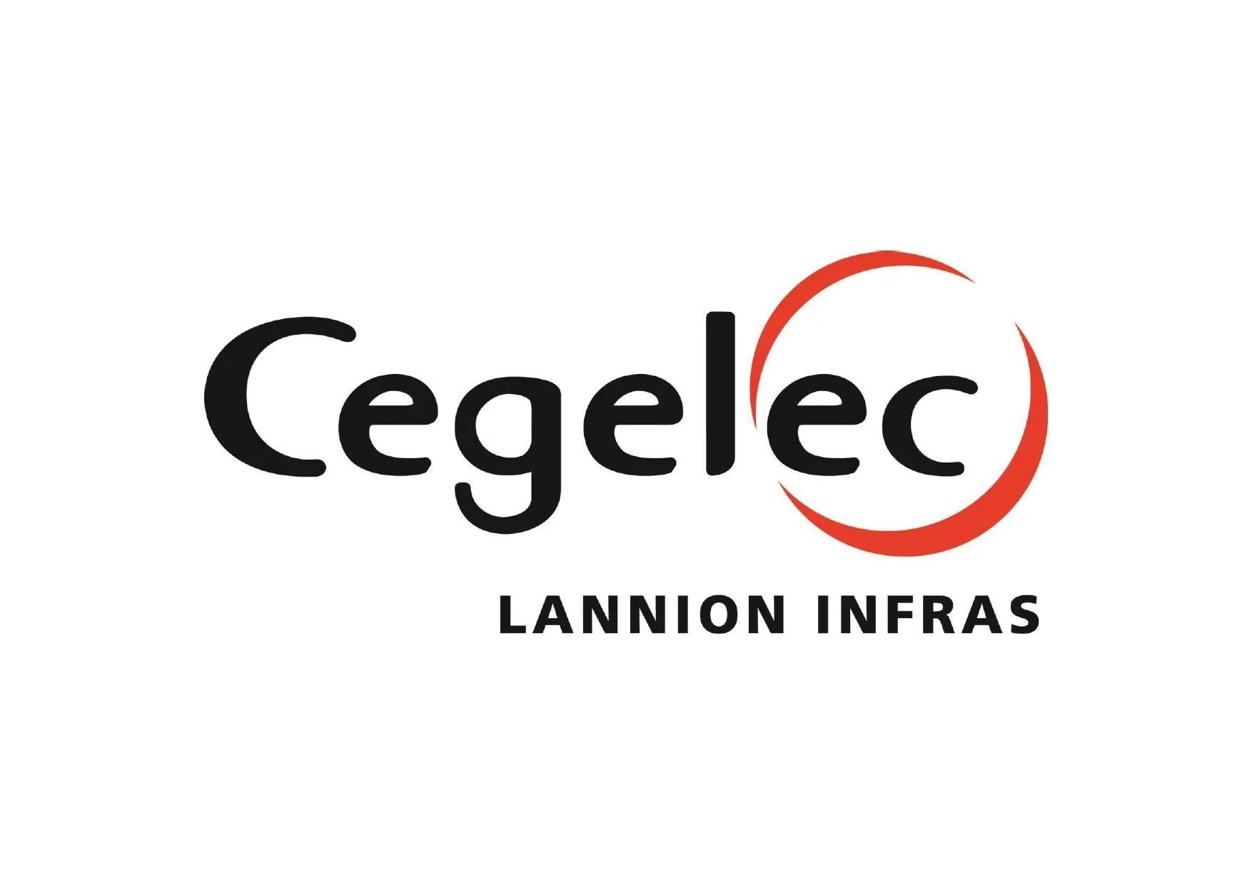 Voici le logo de la marque CEGELEC INFRA BRETAGNE qui représente son identité graphique.