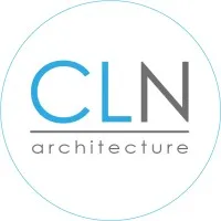 Voici le logo de la marque CLN ARCHITECTURE qui représente son identité graphique.