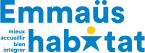 Voici le logo de la marque EMMAUS HABITAT qui représente son identité graphique.