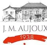 Voici le logo de la marque LES VINS AUJOUX - L.V.A. qui représente son identité graphique.