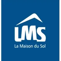 Voici le logo de la marque LMS SA (L.M.S LA MAISON DU SOL) qui représente son identité graphique.