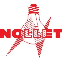 Voici le logo de la marque NOLLET SAS (NSAS) qui représente son identité graphique.
