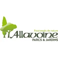 Voici le logo de la marque ALLAVOINE PARCS ET JARDINS qui représente son identité graphique.