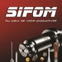Voici le logo de la marque INDUSTRIEL FRANC OUTIL MECANIQ (SIFOM) qui représente son identité graphique.