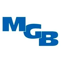 Voici le logo de la marque MGB (SA) qui représente son identité graphique.