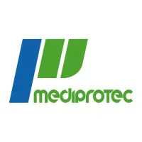 Voici le logo de la marque MEDIPROTEC (MEDIPROTEC  ISOPROTEC  POLYTENE  EMBAL.NET) qui représente son identité graphique.