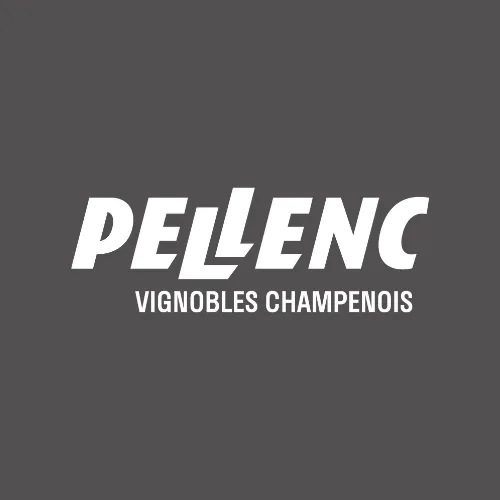 Voici le logo de la marque PELLENC DISTRIBUTION EST qui représente son identité graphique.