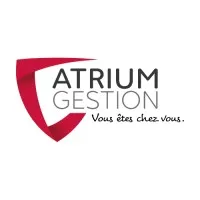Voici le logo de la marque ATRIUM GESTION qui représente son identité graphique.