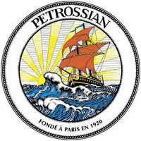 Voici le logo de la marque SOC CAVIAR PETROSSIAN qui représente son identité graphique.