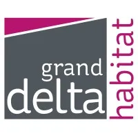 Voici le logo de la marque GRAND DELTA HABITAT qui représente son identité graphique.