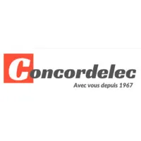 Voici le logo de la marque SOCIETE CONCORDELEC (SCE) qui représente son identité graphique.