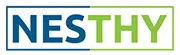 Voici le logo de la marque NESTHY (CHAMPAGNE HYGIENE - BOURGOGNE HYGIENE) qui représente son identité graphique.