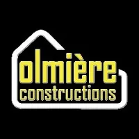 Voici le logo de la marque OLMIERE CONSTRUCTIONS qui représente son identité graphique.