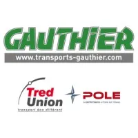 Voici le logo de la marque GAUTHIER TRANSPORTS qui représente son identité graphique.