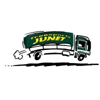 Voici le logo de la marque TRANSPORTS JUNET qui représente son identité graphique.