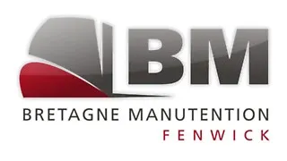 Voici le logo de la marque BRETAGNE MANUTENTION qui représente son identité graphique.
