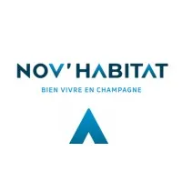 Voici le logo de la marque NOV'HABITAT (RIC) qui représente son identité graphique.