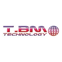 Voici le logo de la marque T.B.M TECHNOLOGY qui représente son identité graphique.