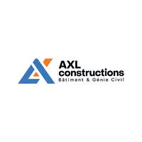 Voici le logo de la marque AXL CONSTRUCTIONS qui représente son identité graphique.