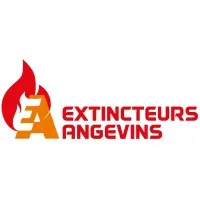 Voici le logo de la marque EXTINCTEURS ANGEVINS qui représente son identité graphique.