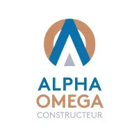 Voici le logo de la marque ALPHA OMEGA CONSTRUCTEUR qui représente son identité graphique.