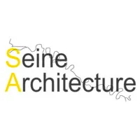 Voici le logo de la marque SEINE ARCHITECTURE qui représente son identité graphique.