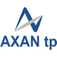 Voici le logo de la marque AXAN TP qui représente son identité graphique.